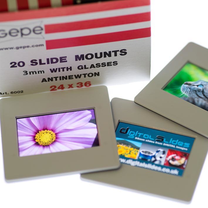 Digital Slides 35mm glass mounted slides