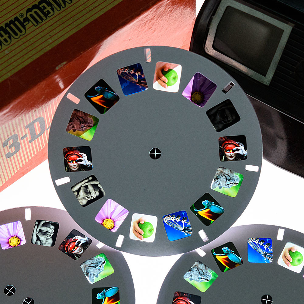 Digital Slides Custom 3D stereo reels