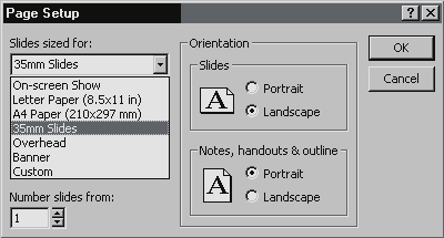 Powerpoint setup