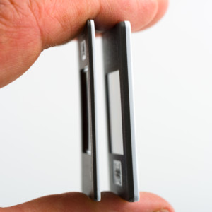 Slide mount thickness
